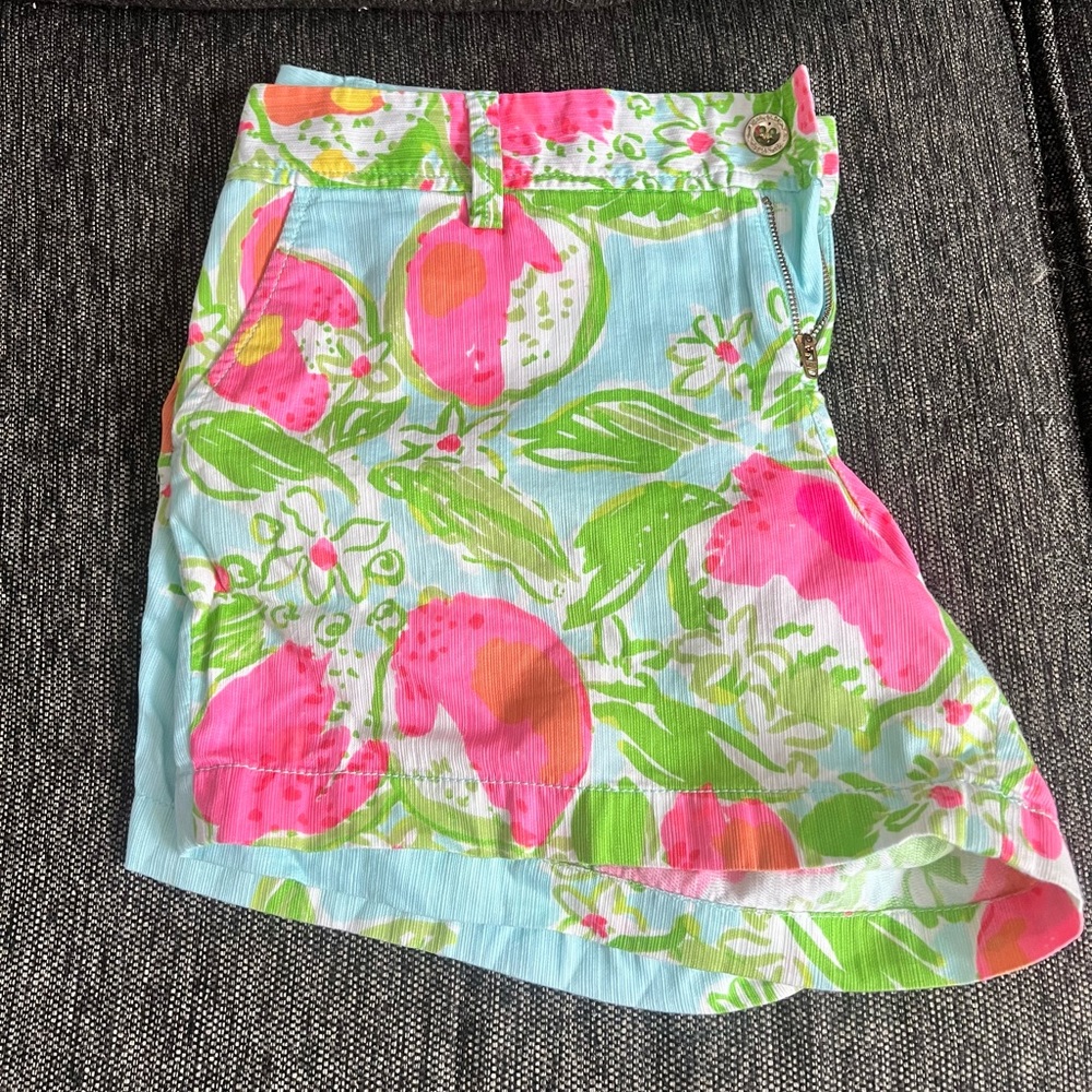 Lilly Pulitzer The Callahan Short Style 19280 100% Cotton Size 14